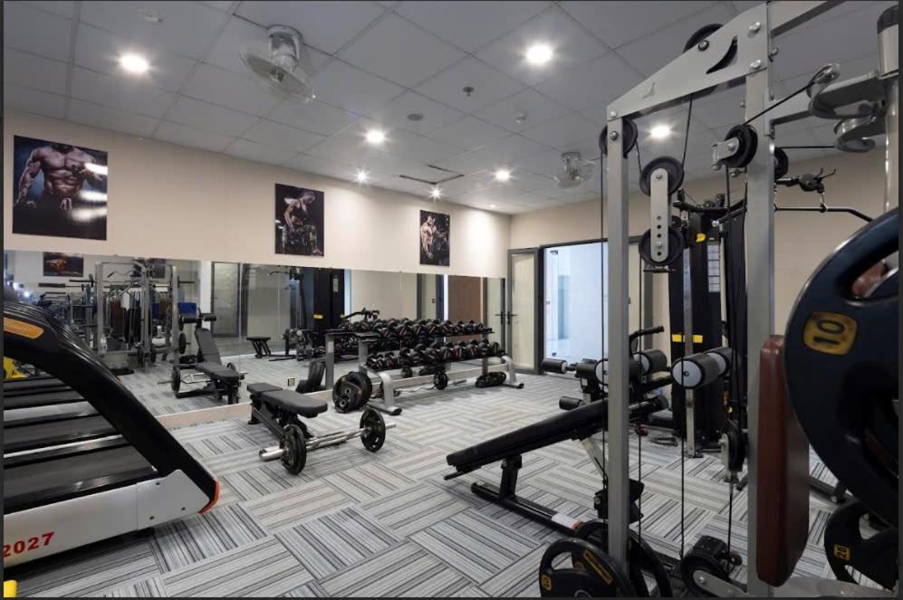 Virgo Hotel Nha Trang Exterior foto The gym at the hotel